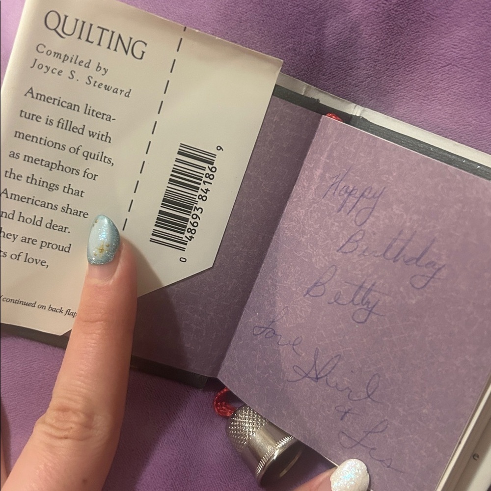 ❤️ 2/$15 Quilting Mini Book Pocket Quotations - Picture 2 of 4